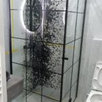 Душ кабина Серия NES KDJ black + S1black Factory